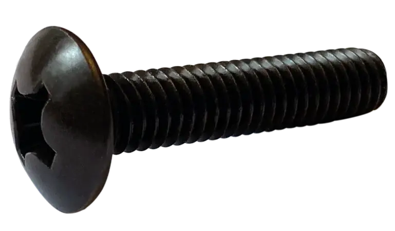 Buy Direct 8-32 X 5/8" Machine Screws Truss Head Phillips Drive Steel Black Oxide (9000/Pkg.)