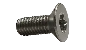 M2.5-0.45 X 4mm Machine Screws Flat Head Six Lobe Drive 18/8 Stainless Steel (5000/Pkg.) Authentic
