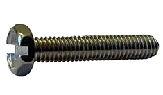 Hot Deal 1/4"-20 X 1/2" Machine Screws Indented Hex Washer Head Slotted Drive 18/8 Stainless Steel (1000/Pkg.)
