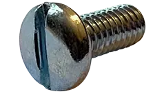 10-32 X 2-3/4" Machine Screws Pan Head Slotted Drive Steel Zinc Plated (800/Pkg.) Save Now