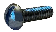 New Release 3/8"-16 X 2-1/2" Machine Screws Round Head Slotted Drive Steel Zinc Plated (450/Pkg.)