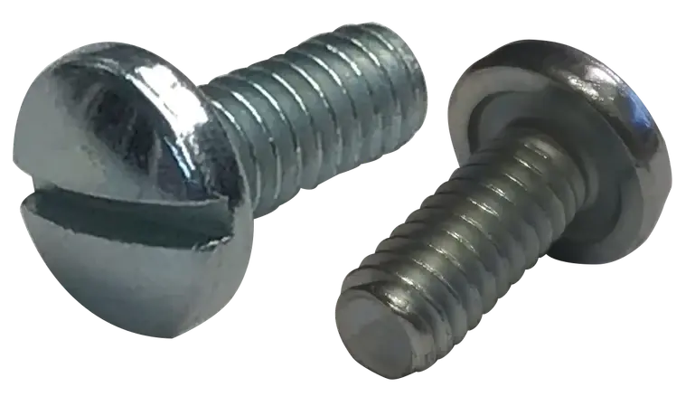 Authentic 8-32 X 1/4" Machine Screws Undercut Binder Head Slotted Drive Steel Zinc Plated (10000/Pkg.)