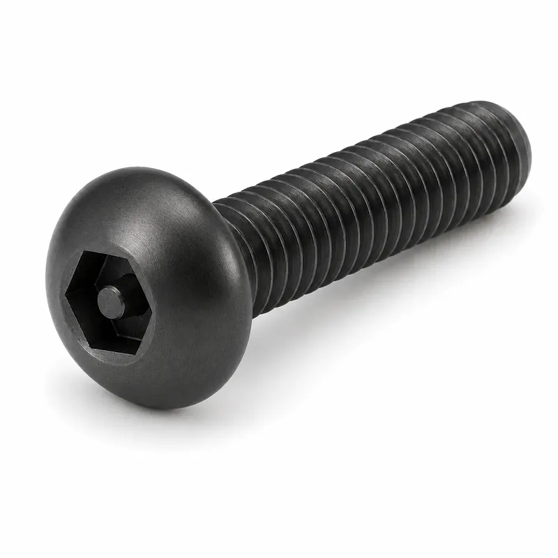 10-32 X 3/8" Button Head Cap Screws Tamper Resistant Pin-In Socket Drive Alloy Steel (100 / Pkg.) Flash Sale