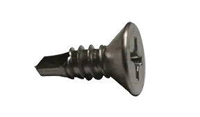 14 X 1-1/4" Self-Drilling Screws Flat Head Phillips Drive Point Type 2 18/8 Stainless Steel (1000/Pkg.) Price Drop
