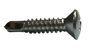 10-16 X 2-1/2" Self-Drilling Screws Oval Head Phillips Drive Point Type 3 Steel Zinc Plated (1500/Pkg.) Latest