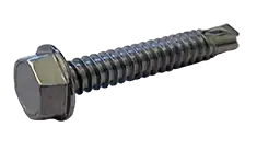 Grab Now 1/4"-14 X 7/8" Self-Drilling Screws Hex Washer Head 410 Stainless Steel (1000/Pkg.)