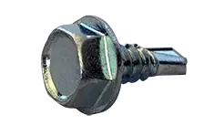 5/16"-12 X 1" Self-Drilling Screws Hex Washer with Serration Head Point Type 3 Steel Zinc Plated (1000/Pkg.) Professional Grade