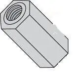 6mm AF X M3-0.5 X 14mm Hex Female-Female Standoffs Aluminum (250 / Pkg.) Time-Limited
