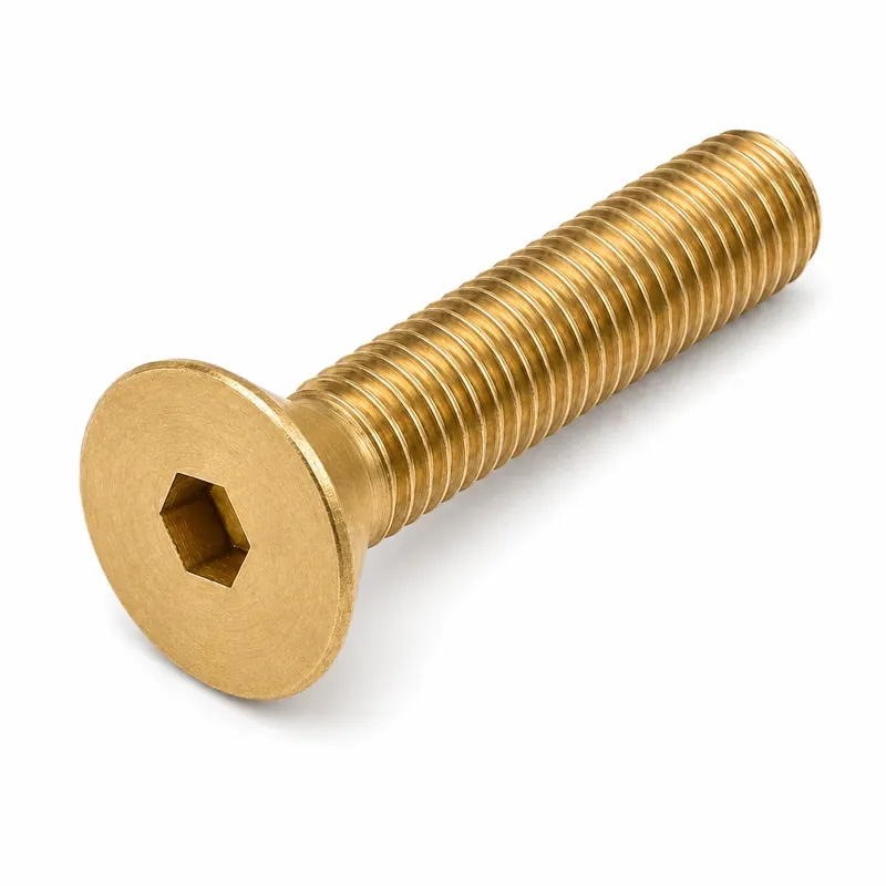 10-24 X 3/4" Socket Cap Screws Flat Head Hex Socket Drive Brass (100 / Pkg.) Factory Price