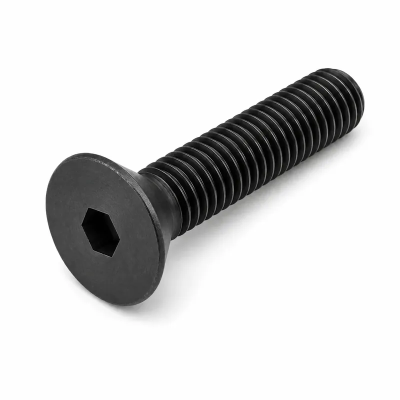 Markdown 0-80 X 1/8" Socket Cap Screws Flat Head Hex Socket Drive Fine Thread Alloy Steel Thermal Black Oxide (100 / Pkg.)