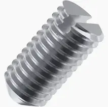 3/8-16 X 3/4" Cup Point Slotted Set Screws 18/8 Stainless Steel (100 / Pkg.) Sale