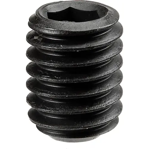 10-32 X 1" Cup Point Nylon Patch Socket Set Screws Alloy Steel Black Oxide Fine Thread (100 / Pkg.) Time-Limited