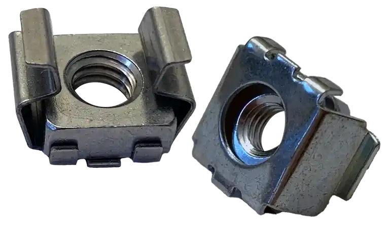 1/2"-13 Cage Nuts Panel 2B Steel Zinc Plated (500 / Pkg.) New Arrival