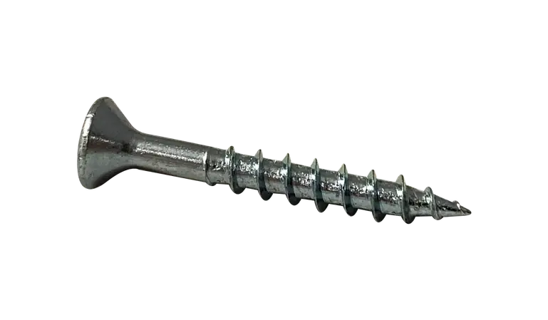 8 X 2-1/2" Wood Screws Deep Thread Square Drive Flat Head No Nibs 2/3 Threaded Steel Zinc & Bake (2200 / Pkg.) Genuine