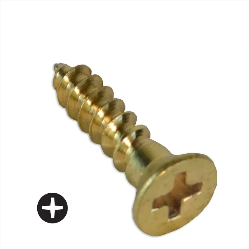 10-13 X 1" Wood Screws Deep Thread Phillips Drive Flat Head 2/3 Threaded Steel Zinc Plated (3000 / Pkg.) Mega Sale