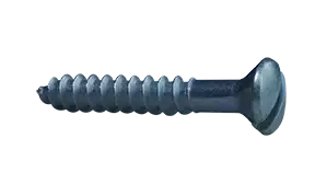 10 X 1" Wood Screws Slotted Drive Oval Head Steel Zinc Plated (3000 / Pkg.) Budget