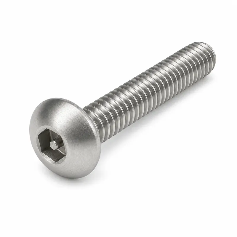 Sale 6-32 X 5/8" Tamper Resistant Button Head Cap Screws Pin-In Socket Drive 18/8 Stainless Steel (100 / Pkg.)