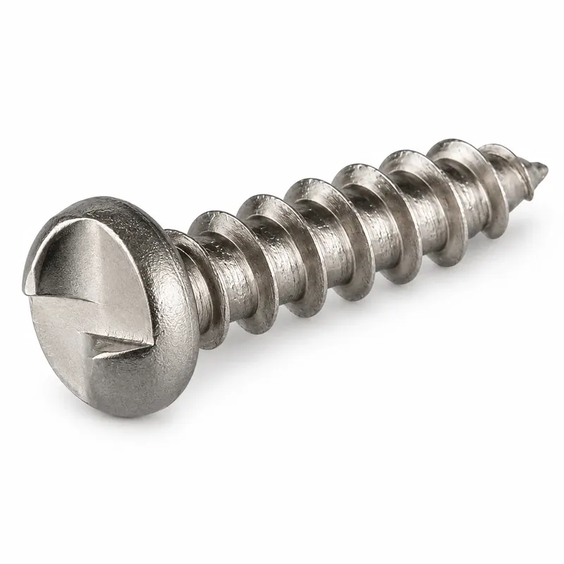 12 X 1/2" Tamper Resistant Sheet Metal Screws Round Head One Way Drive Steel Zinc Plated (100 / Pkg.) High Quality