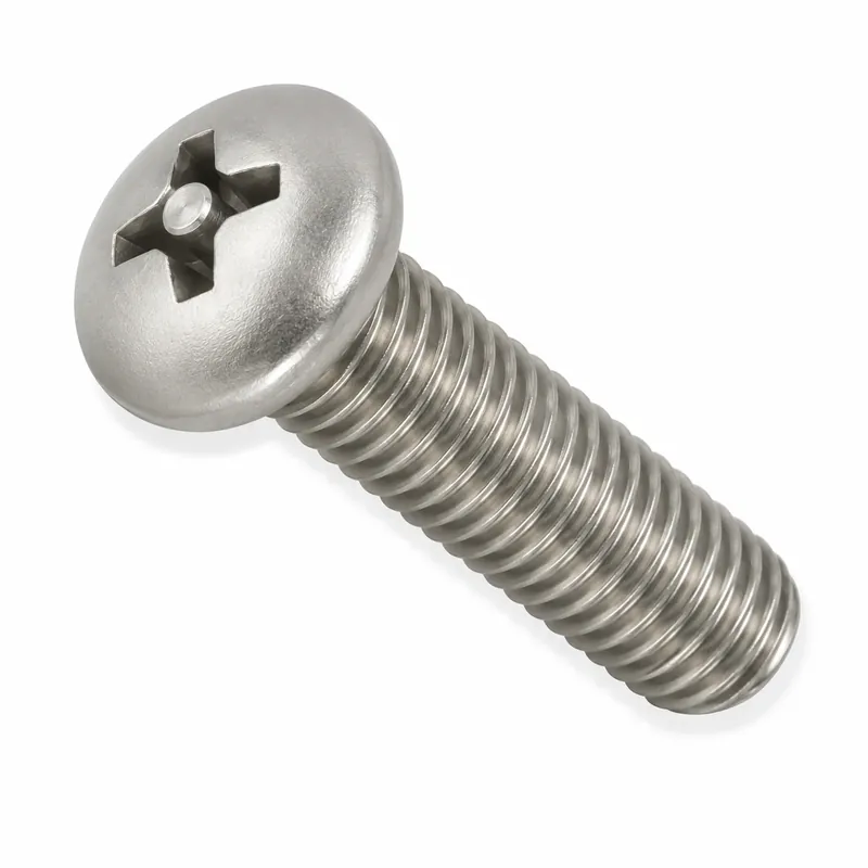 Direct From Factory 1/4-20 X 1-1/4" Tamper Resistant Machine Screws Pan Head Pin-In Phillips Drive 18/8 Stainless Steel (100 / Pkg.)