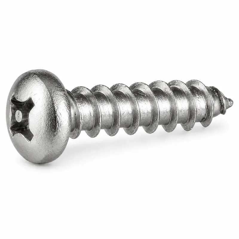 Factory Price 14 X 3" Tamper Resistant Sheet Metal Screws Pan Head Pin-In Phillips Drive 18/8 Stainless Steel (100 / Pkg.)