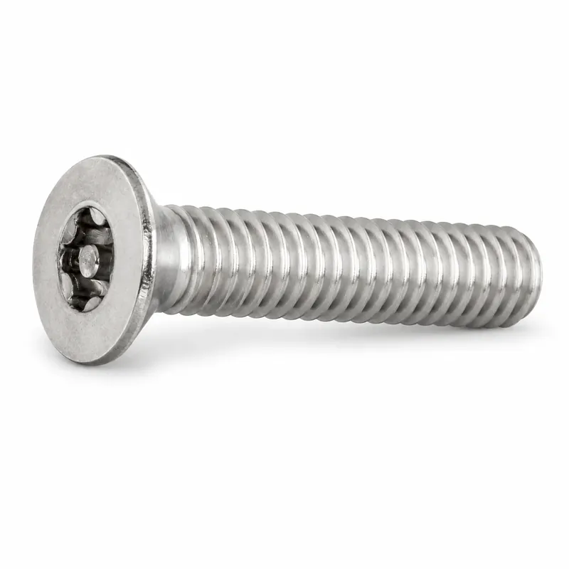 1/4-20 X 1-1/4" Tamper Resistant Flat Head Cap Screws Pin-In Socket Drive Alloy Steel (100 / Pkg.) Mega Sale