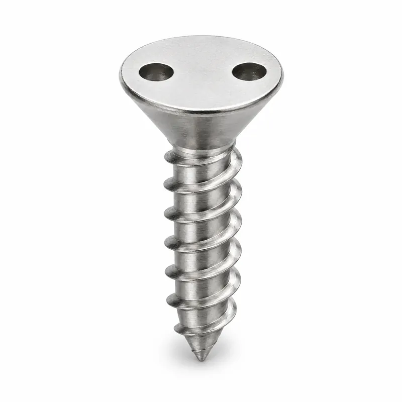 Seasonal Sale 10 X 1-3/4" Tamper Resistant Sheet Metal Screws Flat Head Spanner Drive 18/8 Stainless Steel (100 / Pkg.)