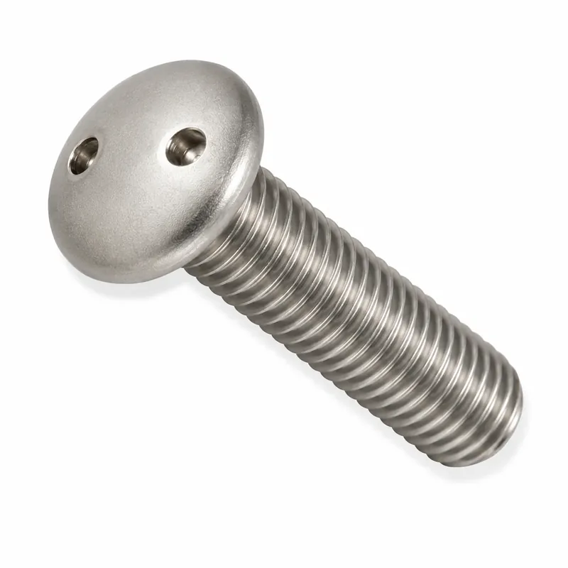 Holiday Sale 10-24 X 1" Tamper Resistant Machine Screws Pan Head Spanner Drive 18/8 Stainless Steel (100 / Pkg.)