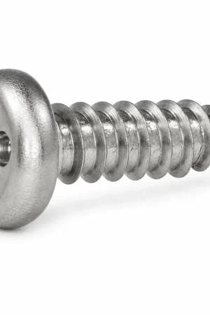 10 X 2-1/2" Tamper Resistant Sheet Metal Screws Pan Head Spanner Drive 18/8 Stainless Steel (100 / Pkg.) Factory Price