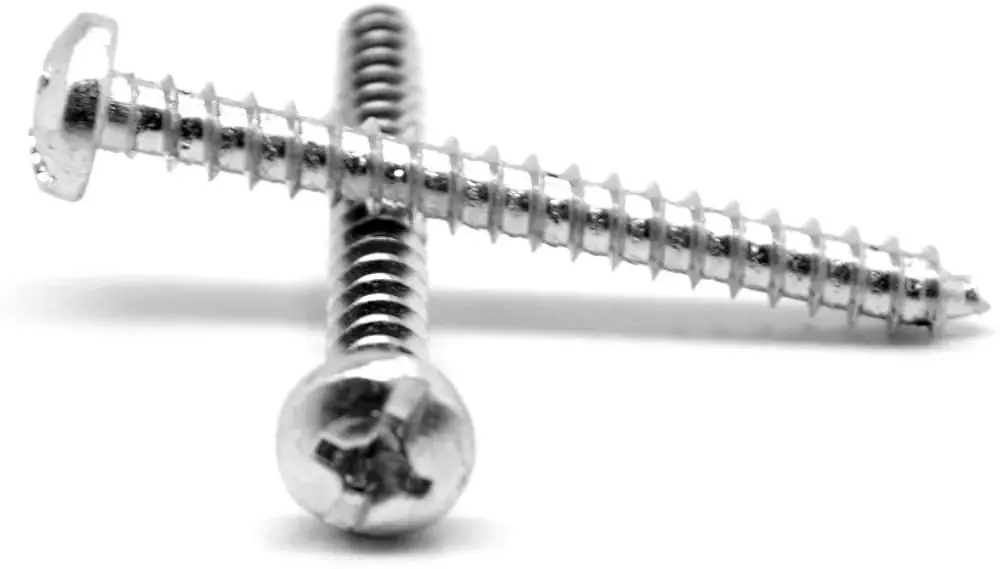 14 X 2-1/2" Type A Sheet Metal Screws Pan Head Combination Drive 18/8 Stainless Steel (50 / Pkg.) Price Cut