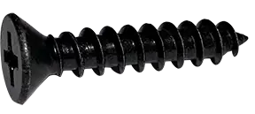 8 X 1-1/2" Type A Sheet Metal Screws Flat Head Phillips Drive 18/8 Stainless Steel Black Oxide (2000 / Pkg.) Big Sale