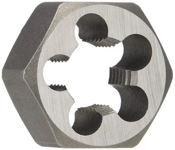 2-1/2"-8 NPT Carbon Steel Hex Pipe Die Uncoated (Bright) DWTHXNPT212 Flash Sale