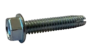 Instant Buy 8-32 X 3/8" Type 1 Thread Cutting Screws Indented Hex Washer Head Unslotted Drive Steel Zinc Green (10000 / Pkg.)