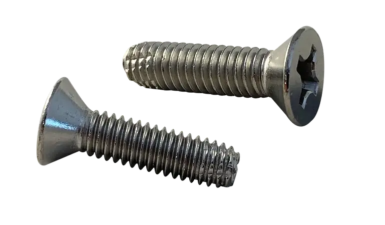 Affordable 6-32 X 3/4" Type F Thread Cutting Screws Flat Head Phillips Drive 18/8 Stainless Steel (10000 / Pkg.)