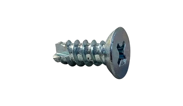 New Release 6-20 X 3/8" Type 25 Thread Cutting Screws Flat Undercut Head Phillips Drive Steel Zinc & Bake (10000 / Pkg.)