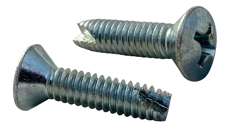 Big Sale 8-32 X 1" Type 23 Thread Cutting Screws Oval Head Phillips Drive Steel Zinc & Bake (7000 / Pkg.)