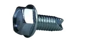 5/16-18 X 1-1/2" Type 23 Thread Cutting Screws Indented Hex Washer Head Unslotted Drive Steel Zinc & Bake (1000 / Pkg.) Popular