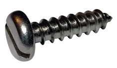 While Supplies Last 6 X 1/2" Type A Self Tapping Sheet Metal Screws Pan Head Slotted Drive 18/8 Stainless Steel (5000/Pkg.)