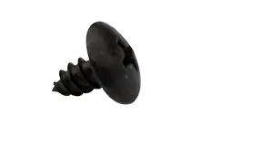 10 X 5/8" Type AB Self Tapping Sheet Metal Screws Truss Head Phillips Drive Steel Black Oxide (6000/Pkg.) Clearance