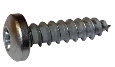 10 X 1-1/2" Type AB Self Tapping Sheet Metal Screws Pan Head Six Lobe Drive Steel Zinc & Bake (3000/Pkg.) Luxury