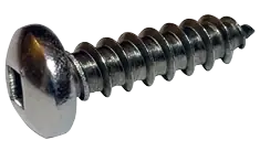 Professional Grade 8 X 3/8" Type AB Self Tapping Sheet Metal Screws Pan Head Square Drive 18/8 Stainless Steel (5000/Pkg.)