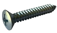 Best Choice 10 X 3" Type AB Self Tapping Sheet Metal Screws Oval Head Phillips Drive Steel Zinc & Bake (1000/Pkg.)