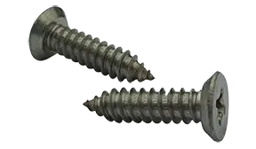 10 X 1/2" Type AB Self Tapping Sheet Metal Screws Flat Undercut Head Phillips Drive 18/8 Stainless Steel (3000/Pkg.) Professional Grade