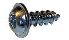 Discount 8 X 1/2" Type A Self Tapping Sheet Metal Screws Round Washer Head Six Lobe Drive Steel Zinc & Bake (10000/Pkg.)