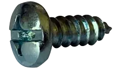 6 X 1-1/2" Type A Self Tapping Sheet Metal Screws Pan Head Combination Drive Steel Zinc & Bake (4500/Pkg.) Factory Price