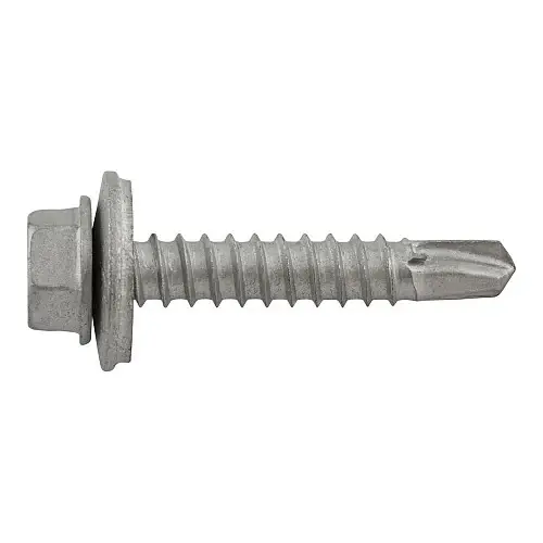 12-14 X 3/4" DeWalt Self-Drilling Screws Hex Washer Head Point Type 3 Carbon Steel DFSEHL165 (3000/Pkg.) Next Day Delivery