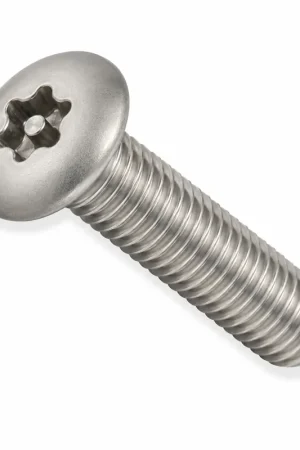 1/4-20 X 3/4" Tamper Resistant Machine Screws Oval Head Pin-In Six Lobe Drive 18/8 Stainless Steel (100 / Pkg.) New Arrival