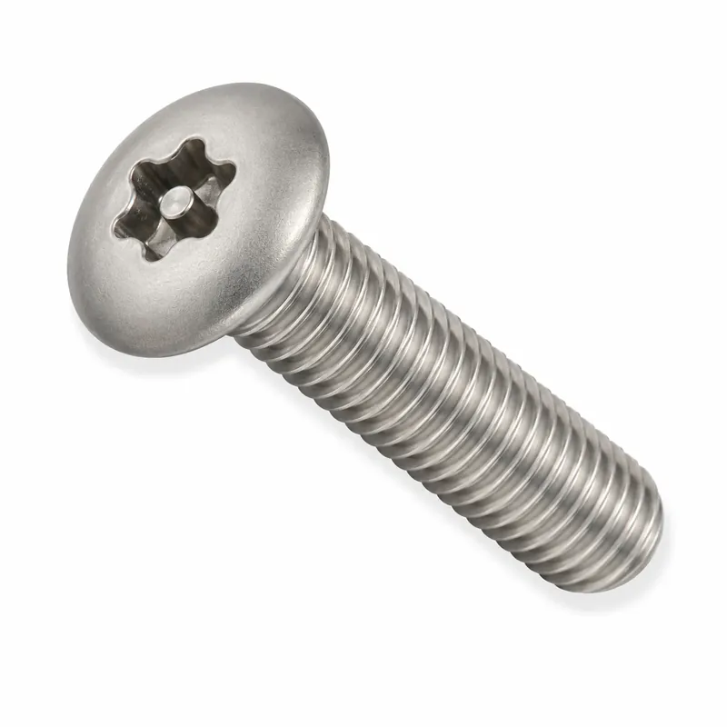 1/4-20 X 3/4" Tamper Resistant Machine Screws Oval Head Pin-In Six Lobe Drive 18/8 Stainless Steel (100 / Pkg.) New Arrival