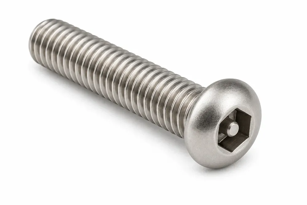 One Day Deal 6-32 X 1" Tamper Resistant Machine Screws Button Head Pin-In Hex Socket Drive 18/8 Stainless Steel (100 / Pkg.)