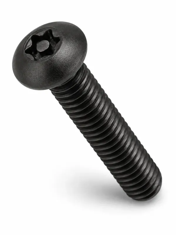 Today Only 1/4-20 X 1-3/4" Tamper Resistant Machine Screws Button Head Pin-In Six Lobe Drive Alloy Steel Black Oxide (100 / Pkg.)