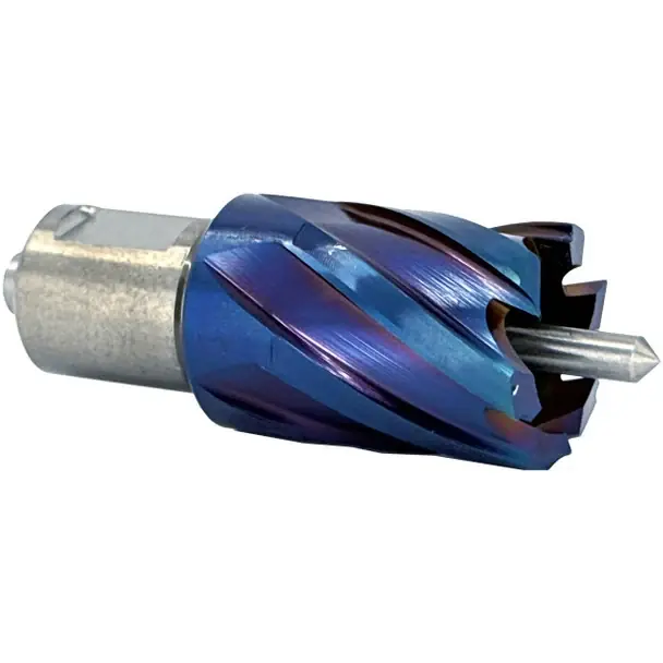 Professional Grade 1-9/16" X 2" nACo Coated Annular Cutter 3/4" Weldon Shank HSS ANC5-530-260